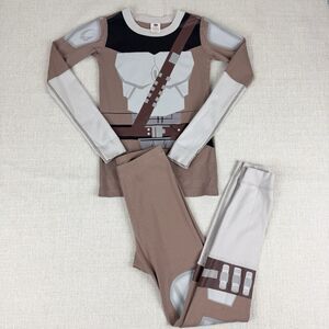 Hanna Andersson Star Wars Pajama Set Size 140 cm US 10 Mandalorian Brown PJ